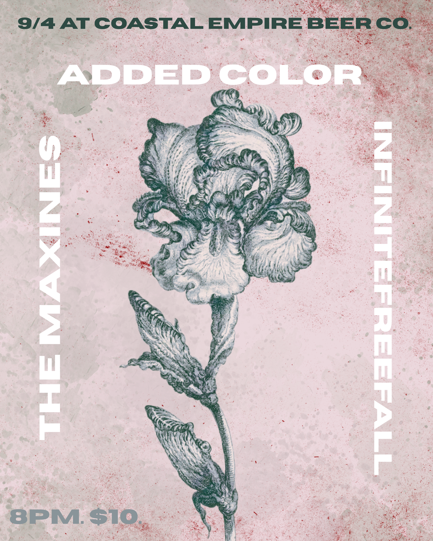 THE MAXINES, ADDED COLOR, INFINITEFREEFALL Savannah, GA - FRI SEP 4 - COASTAL EMPIRE BEER CO
