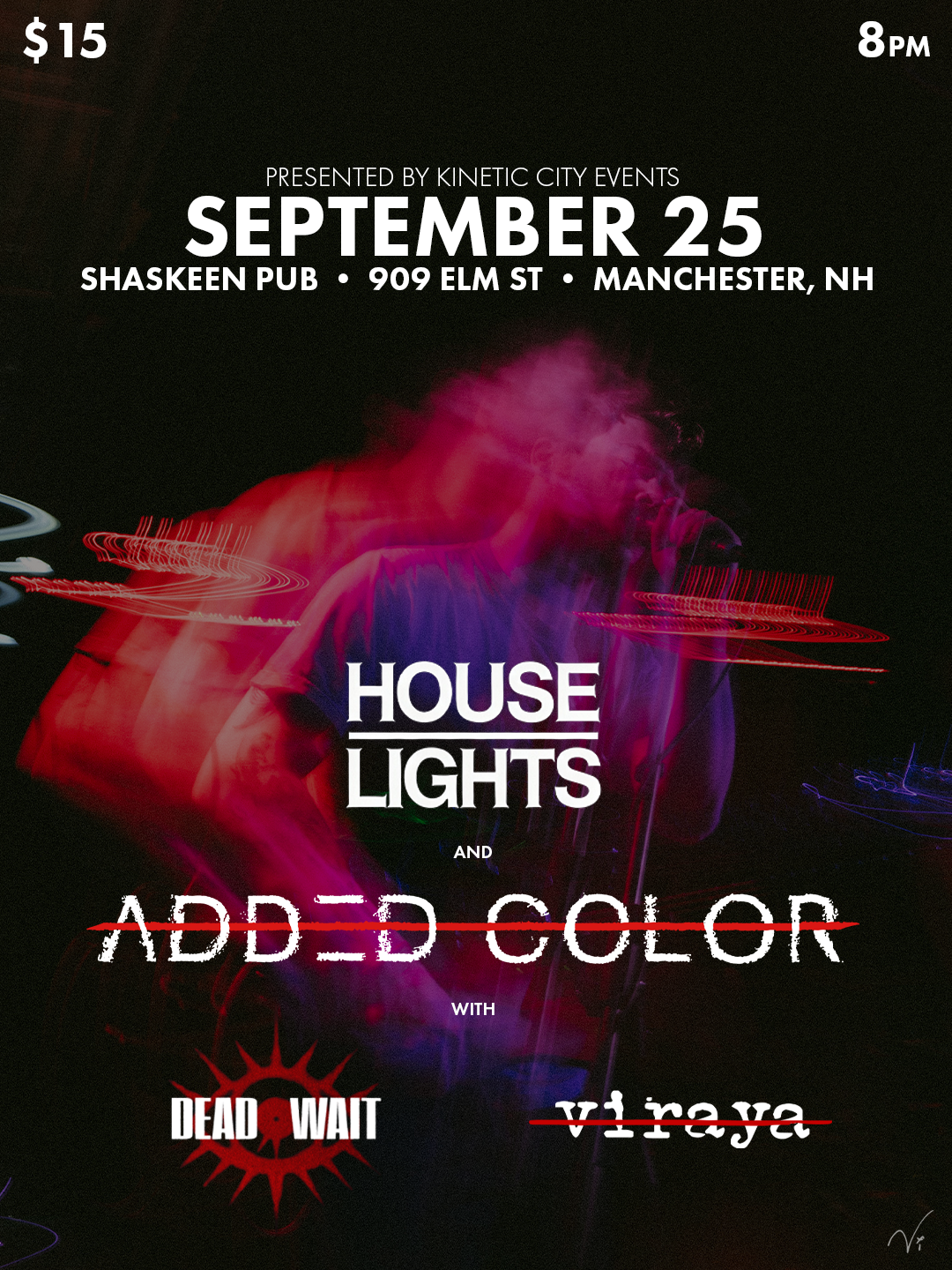 House Lights, Added Color live in Manchester, NH - FRIDAY SEP 25 - SHASKEEN
